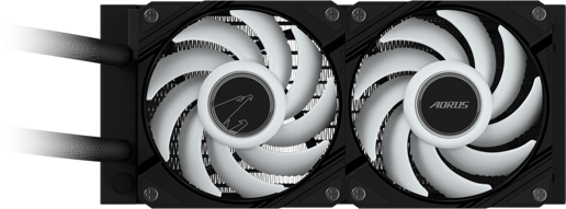 Gigabyte AORUS WATERFORCE II 240 All-in-One 240mm Liquid CPU Cooler in Black